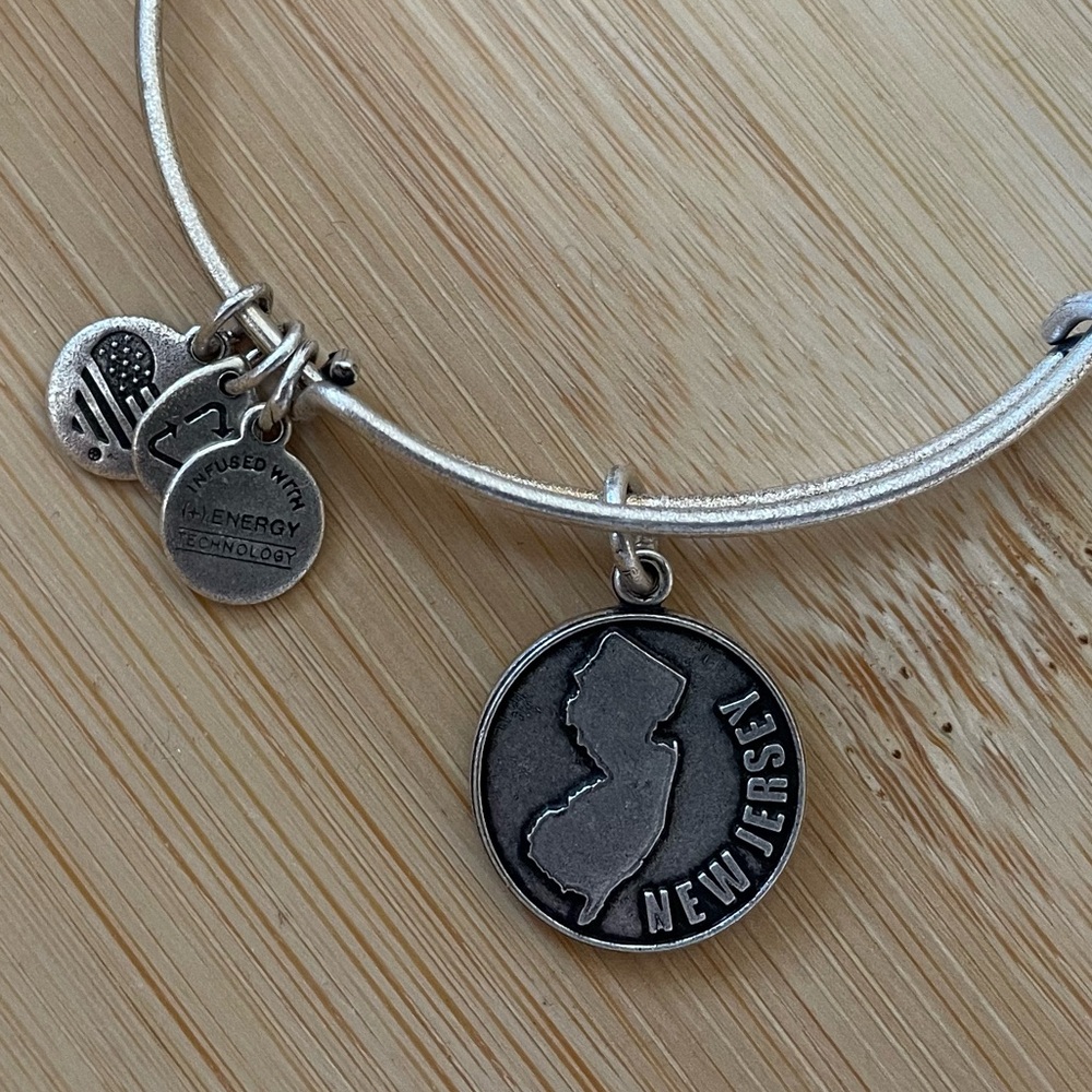 Alex & Ani New Jersey charm bangle